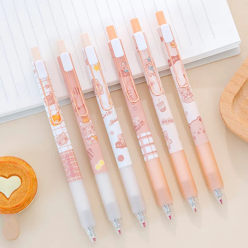 10 Piece Bear Hugs & Ink: A Cartoon Pen Set